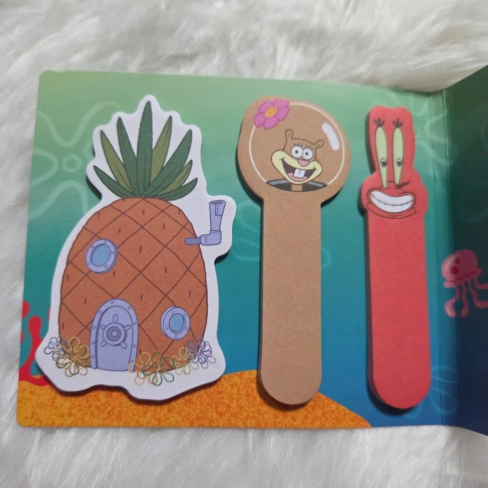 SpongeBob Squarepants Character Post It Tabs